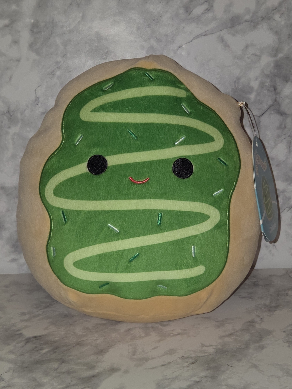 Orginal Squishmallows Daisuke - Green Frosted Cookie Plush Accent Pillow